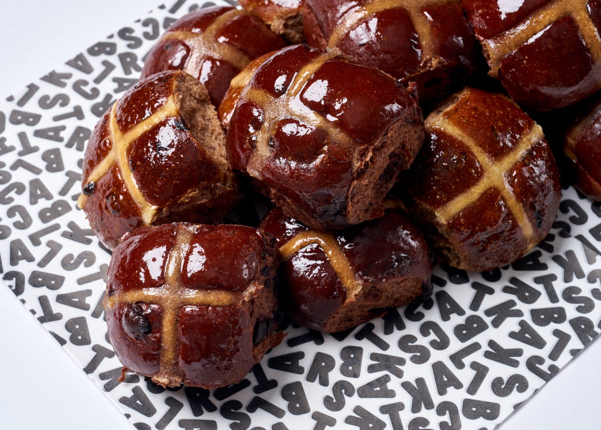 Black Star Pastry Hot Cross Bun Season